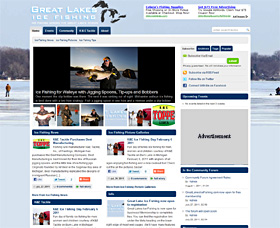 Screen shot of the community WordPress site GreatLakesIceFishing.com Screen shot of the community WordPress site GreatLakesIceFishing.com