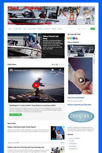Thumbnail screenshot of ChadPipkens.com website